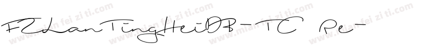 FZLanTingHeiDB-TC Re字体转换